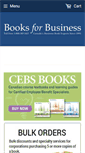 Mobile Screenshot of booksforbusiness.com