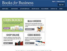 Tablet Screenshot of booksforbusiness.com